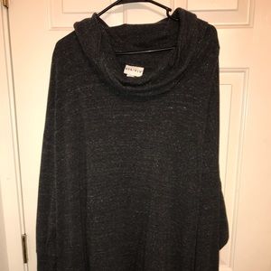 oversized scoop-neck sweater